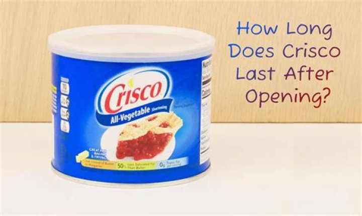 How Long Does Crisco Last