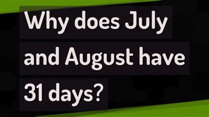 How Many Days Does August Have