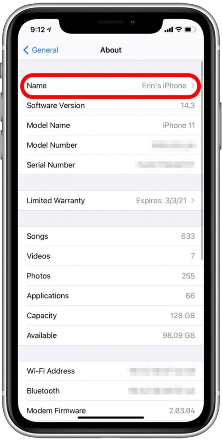 How To Change Iphone Name
