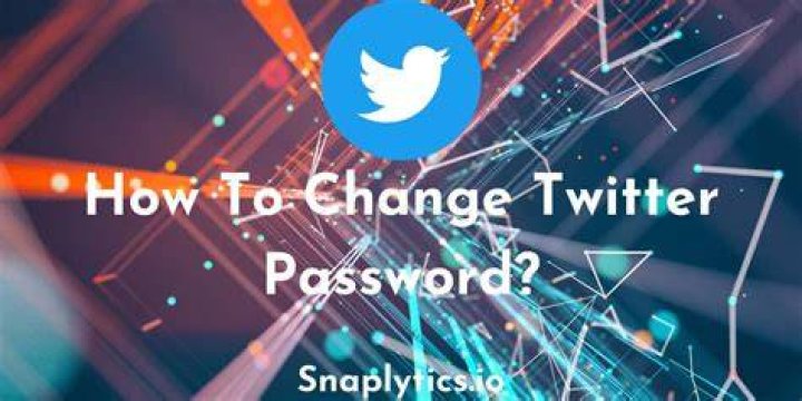 How To Change Twitter Password