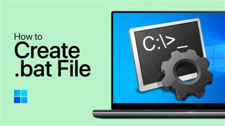 How To Create A Bat File To Execute A Command
