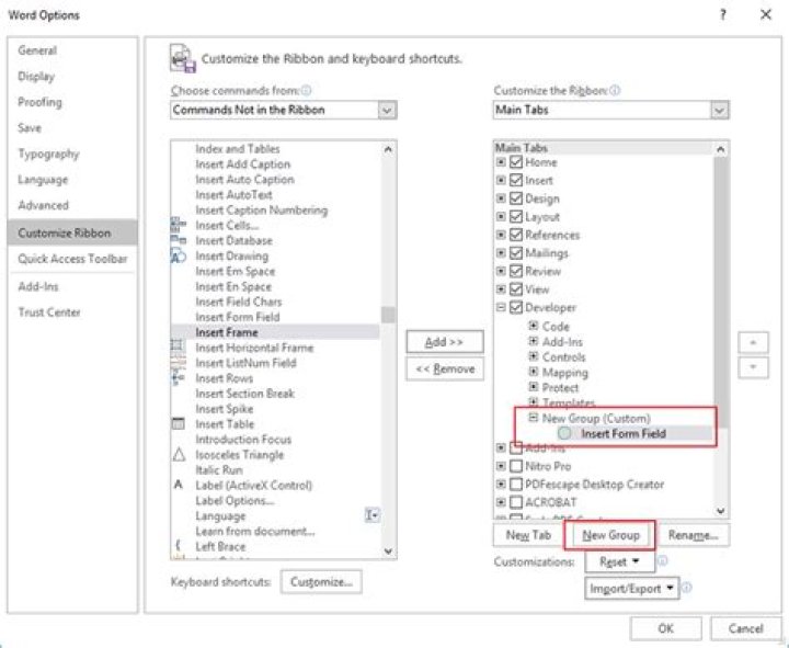 How To Create A Drop Down List In Word