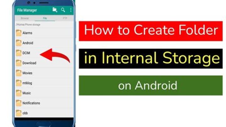 How To Create A File Folder In Android Phone