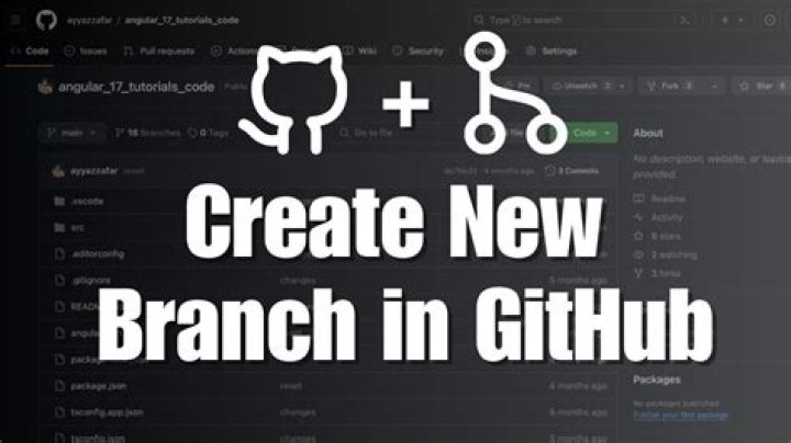 How To Create A New Branch In Github Using Terminal