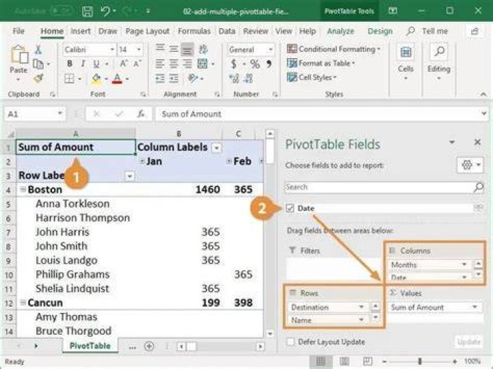 How To Create A Pivot Table Excel 2007