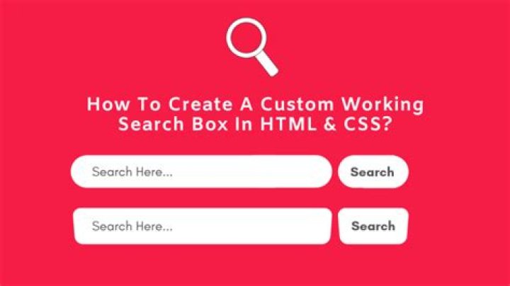 How To Create A Working Search Box In Html