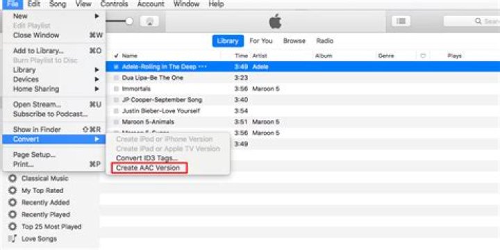 How To Create Aac Version In Itunes