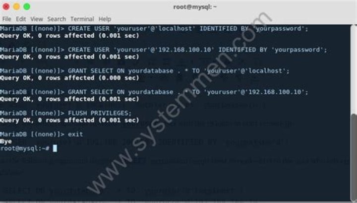 How To Create Read Only User In Mysql