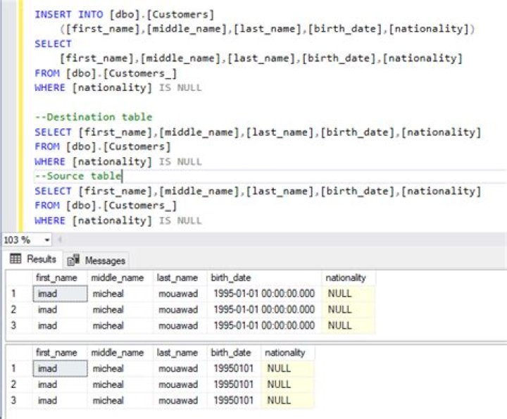 How To Create Table And Insert Data In Sql