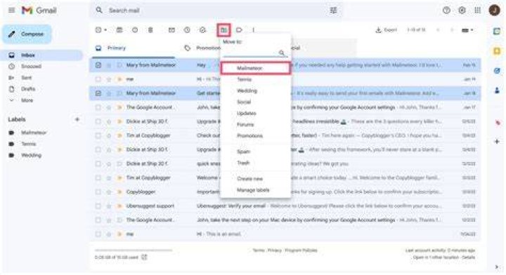 How to email a folder in Gmail without a cloud link