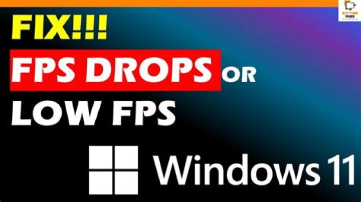How to fix Windows 10/11 low FPS issues