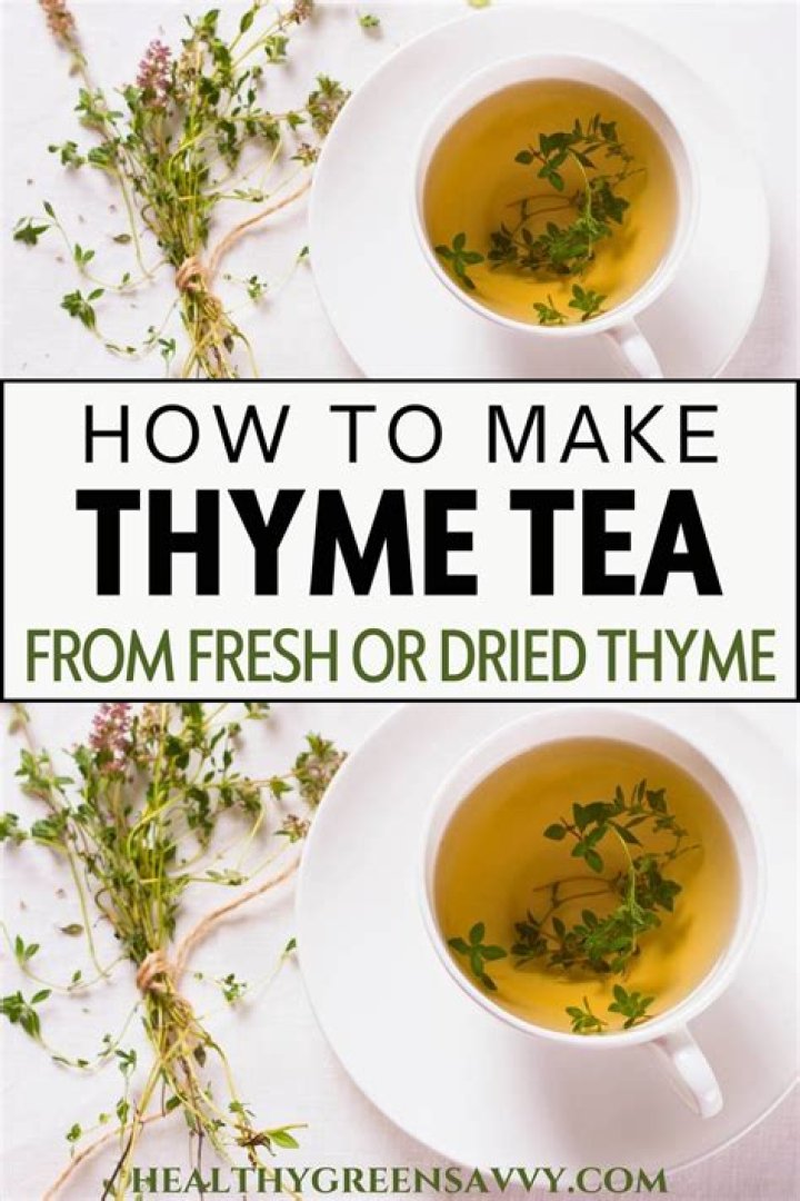 How To Make Thyme Tea