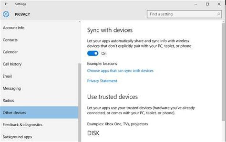 How to use the Trusted Devices functionality in Windows 10