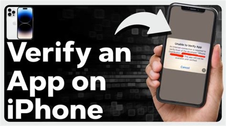 How To Verify An App On Iphone