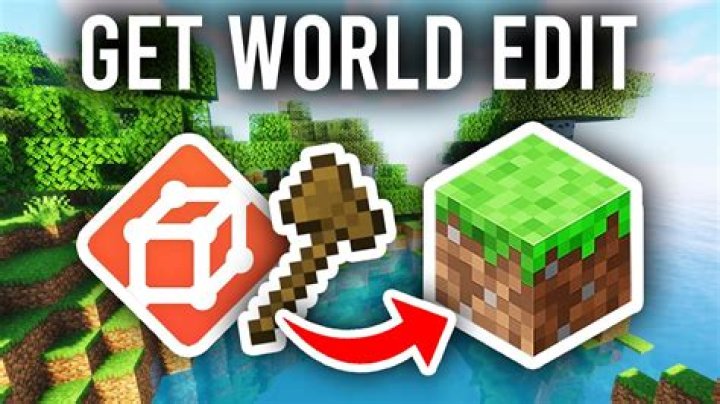 How To World Edit In Minecraft