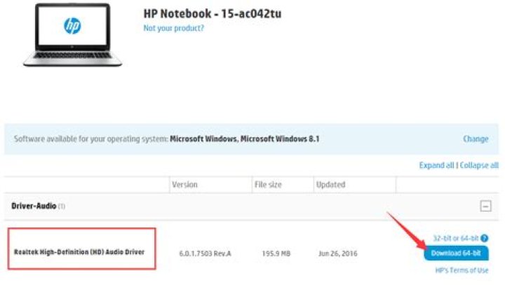 HP software and driver page printer error compact display heavy
