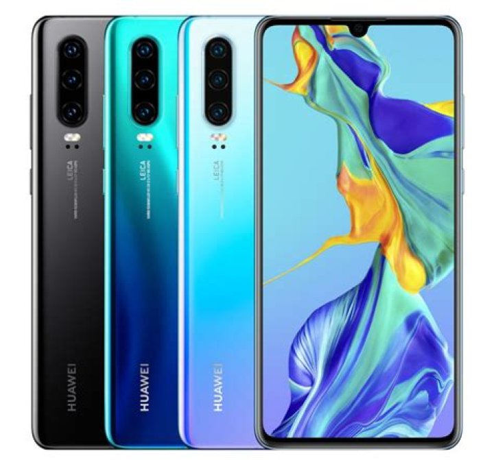 Huawei P30 fingerprint reader