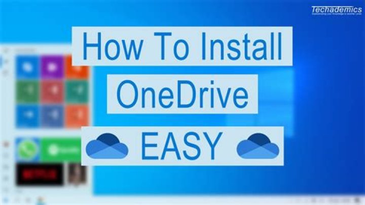 Install OneDrive