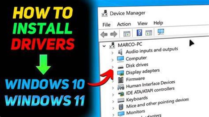 Installing old drivers in Windows 10