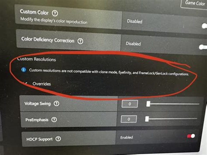 intel-display custom resolution not working windows 11