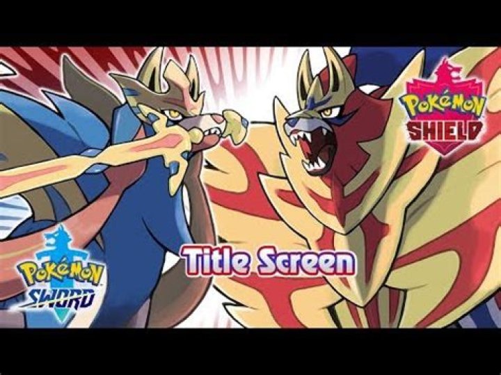 Japanese Pok&eacute;mon Shield title screen