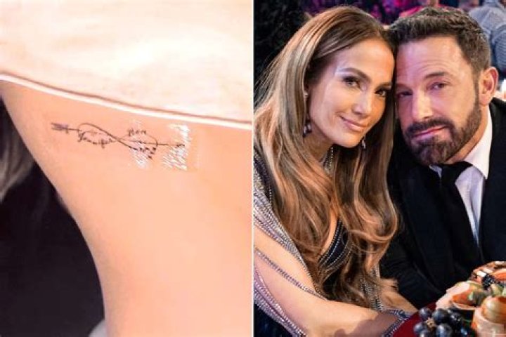Jennifer Lopez tattoo