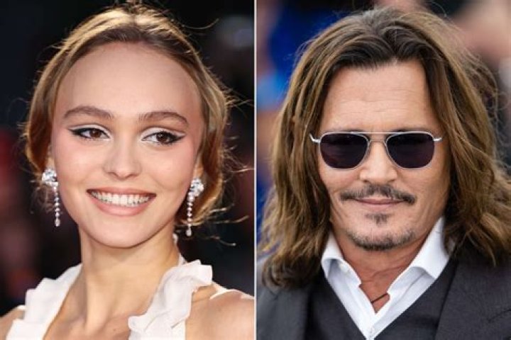 Johnny Depp and Lily-Rose Depp
