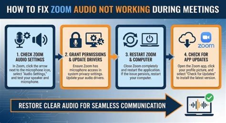 Join audio to fix zoom failed to detect microphone windows 11