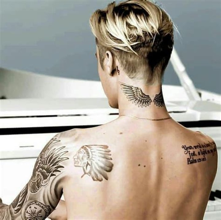 justin bieber tattoo