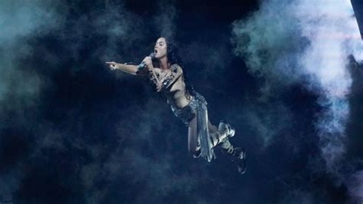 Katy Perry performing on stage