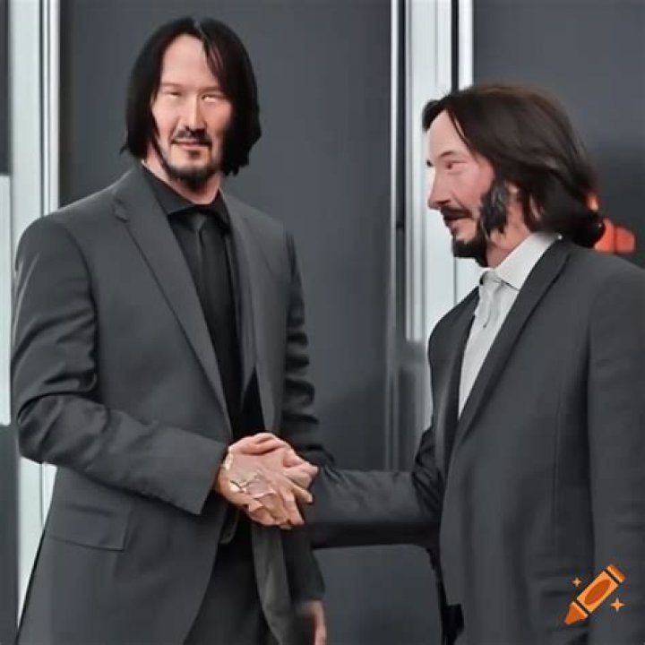 Keanu Reeves' hands shake.