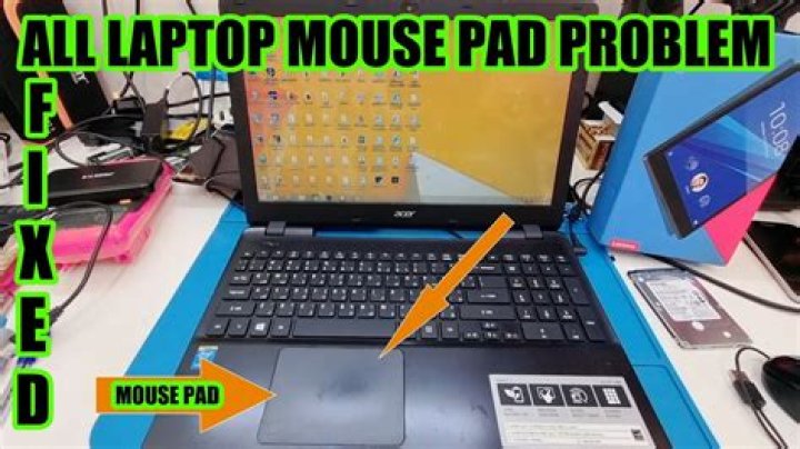 laptop mousepad fix