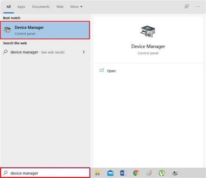 launch Device Manager