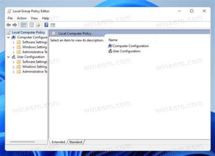 local computer policy