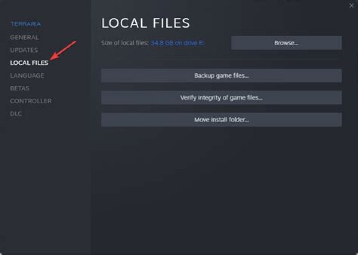 local files tab terraria
