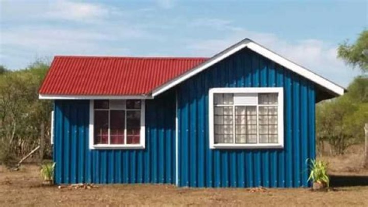 Mabati house. Mabati house.