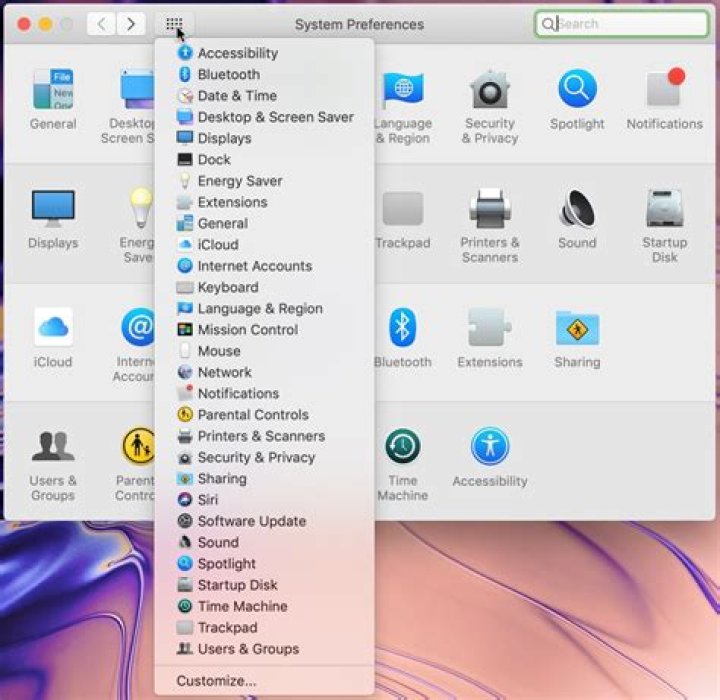 macos system preferences