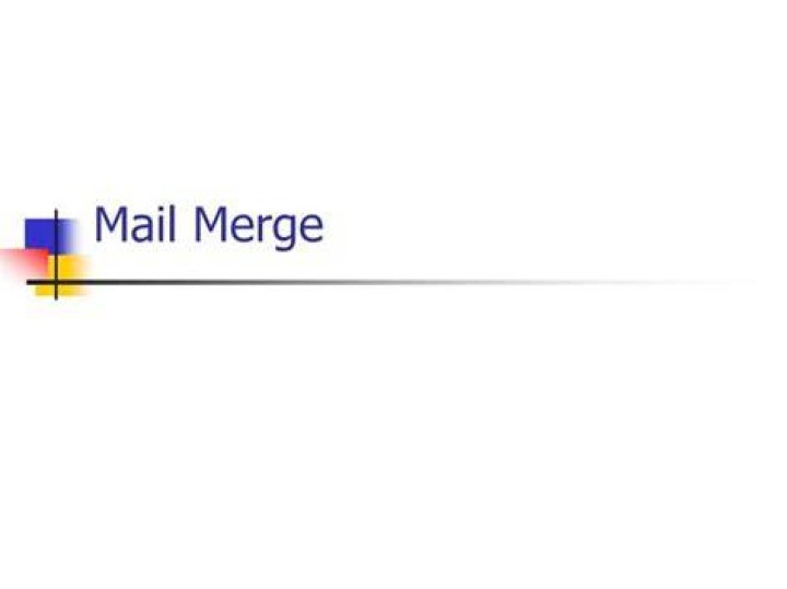 mail merge 1 mail merge 1