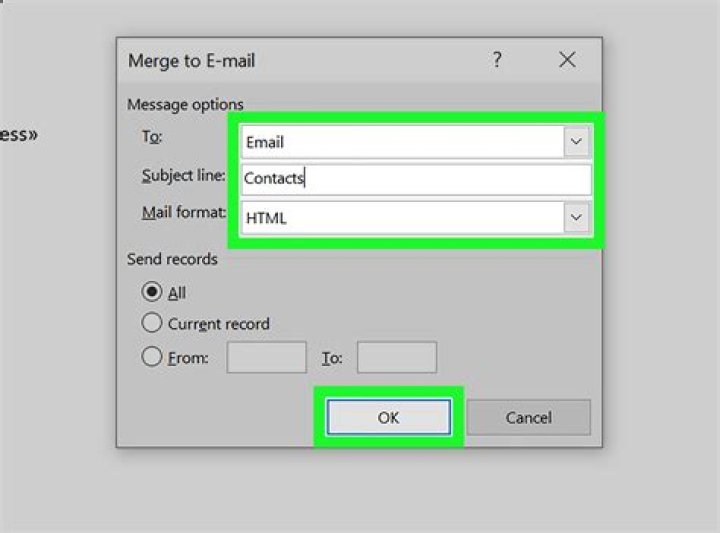 mail merge mail merge