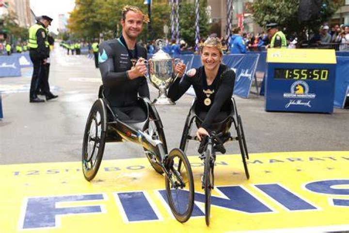 Marcel Hug and Manuela Schar Win Boston Marathon