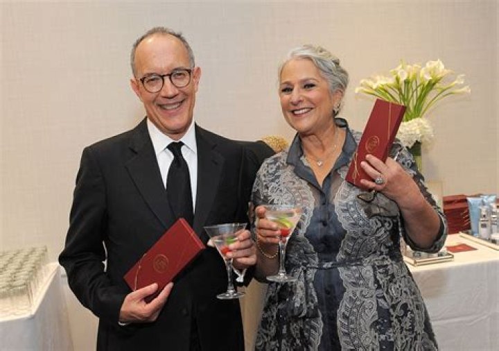 Marta Kauffman and David Crane on the red carpet