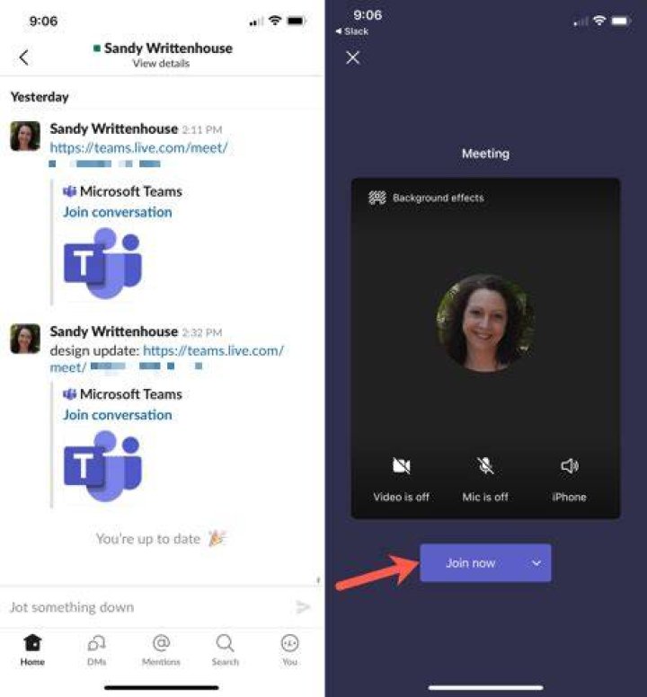 microsoft teams join meeting mobile