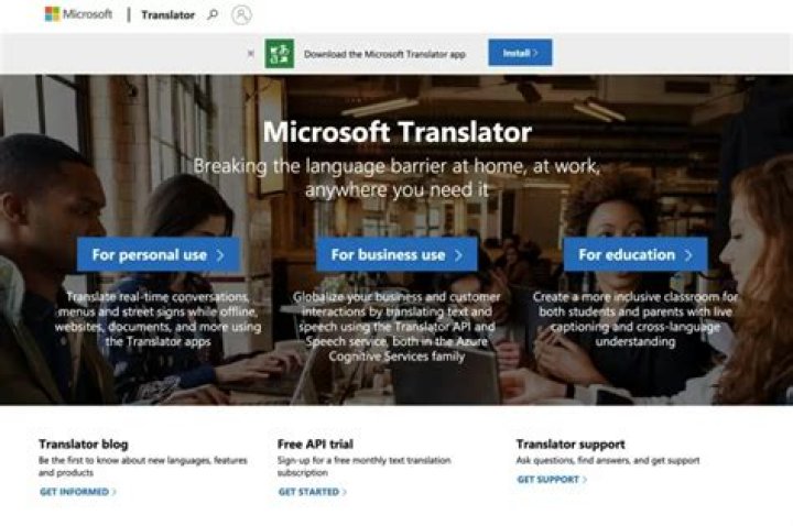Microsoft Translator screenshot Microsoft Translator - best translation apps for android