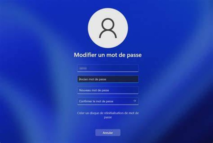 mot de passe ordinateur perdu windows 10