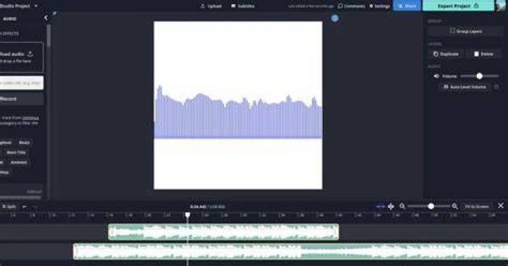 move the audio track into place move the audio track into place
