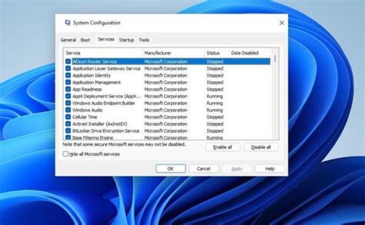 msconfig gdi+windows error message on shutdown