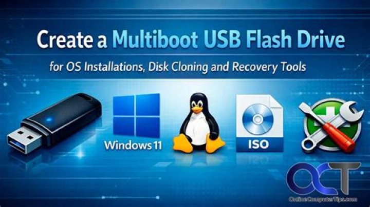multiboot USB drive tools