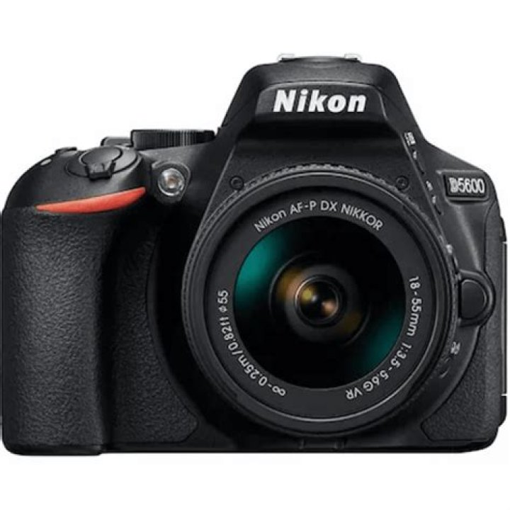 Nikon D5600 DSLR camera body with screen flipped out Nikon D5600 DSLR camera body with screen flipped out