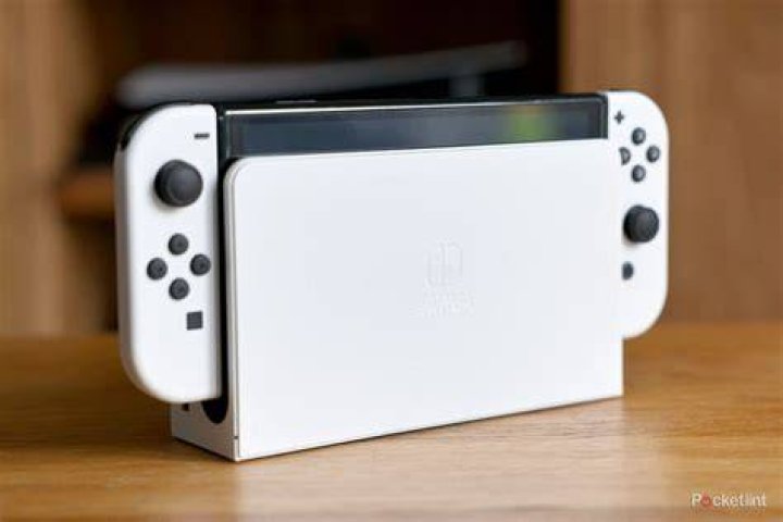 Nintendo Switch on a table Nintendo Switch on a table