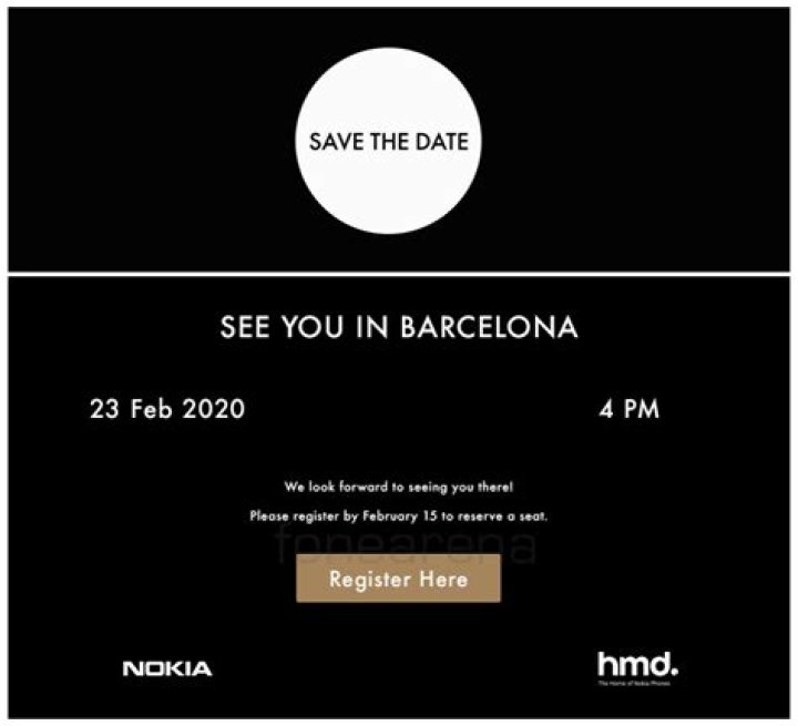 Nokia MWC 2020 Invite